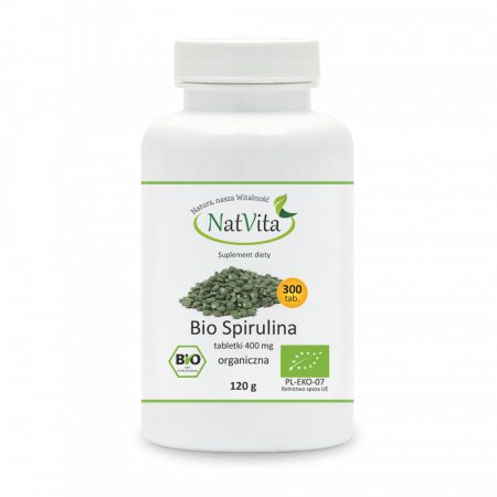 Bio Spirulina tabletki 400 mg
