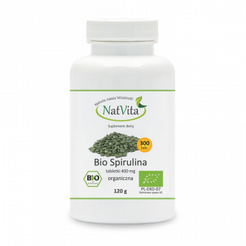 Bio Spirulina tabletki 400 mg